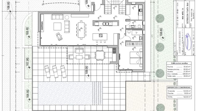 Chalet de 3 habitaciones en Cometa - Carrió, Calpe / Calp en venta con piscina garaje - 1.135.000 € (Ref: 8470180)