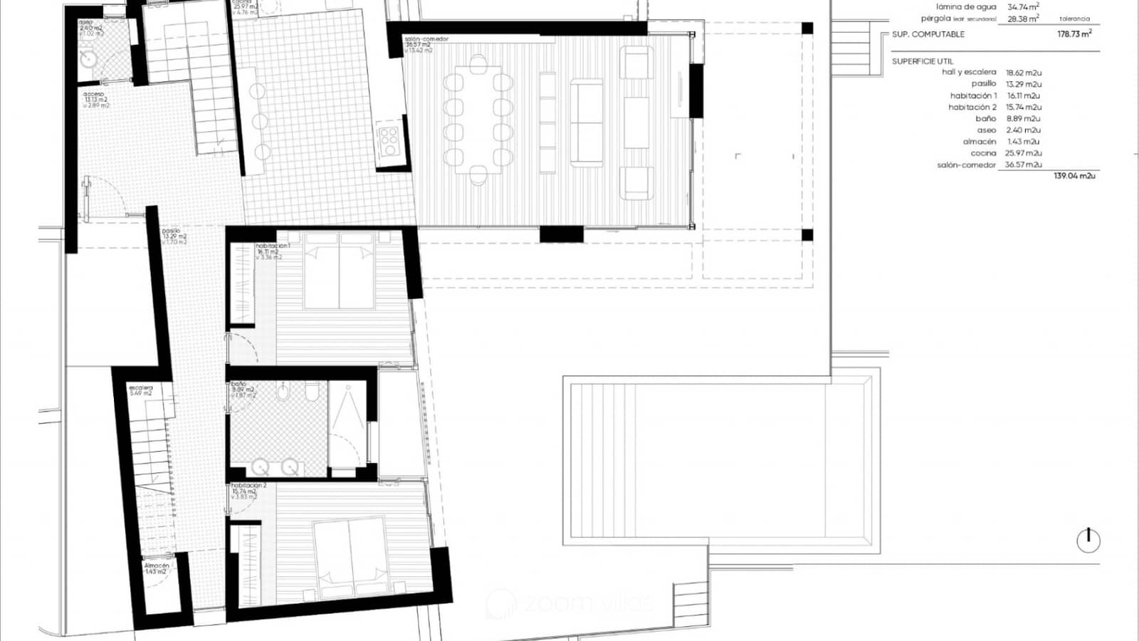 3 makuuhuone Huvila myytävänä paikassa Moraira mukana uima-altaan - 2 250 000 € (Ref: 8490301)