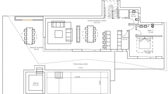 4 bedroom Villa for sale in Partida Tosal - Zona del Castellans, Javea / Xàbia with pool garage - € 1,575,000 (Ref: 8512150)