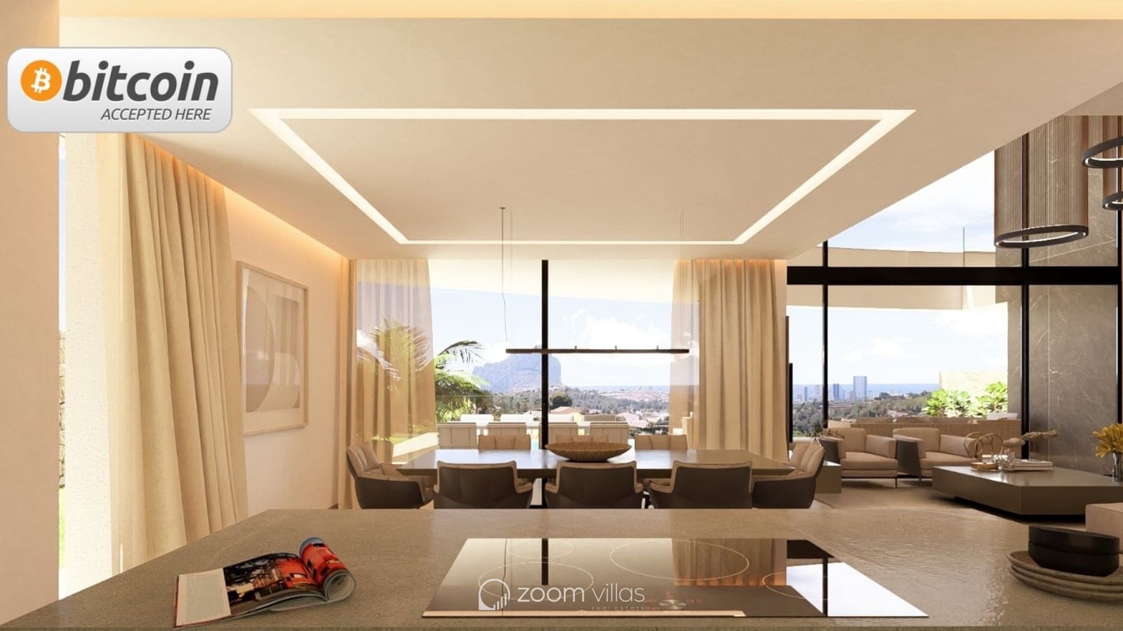 4 soveværelse Villa til salg i Calpe / Calp med swimmingpool - € 2.150.000 (Ref: 8604990)