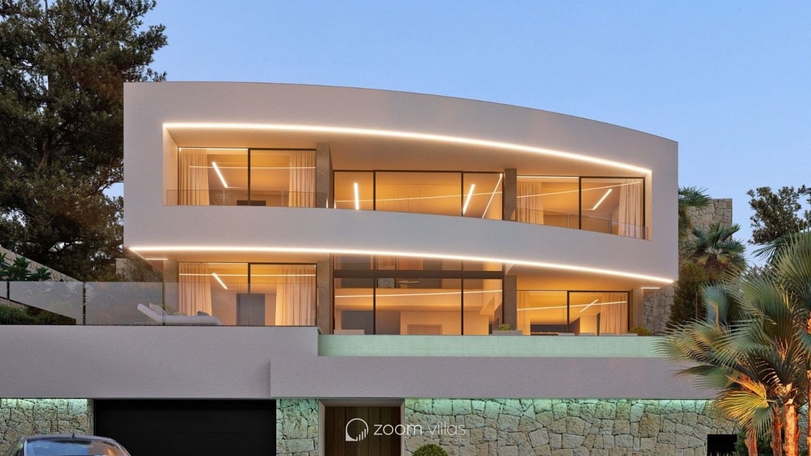 4 soveværelse Villa til salg i Calpe / Calp med swimmingpool - € 2.150.000 (Ref: 8604990)