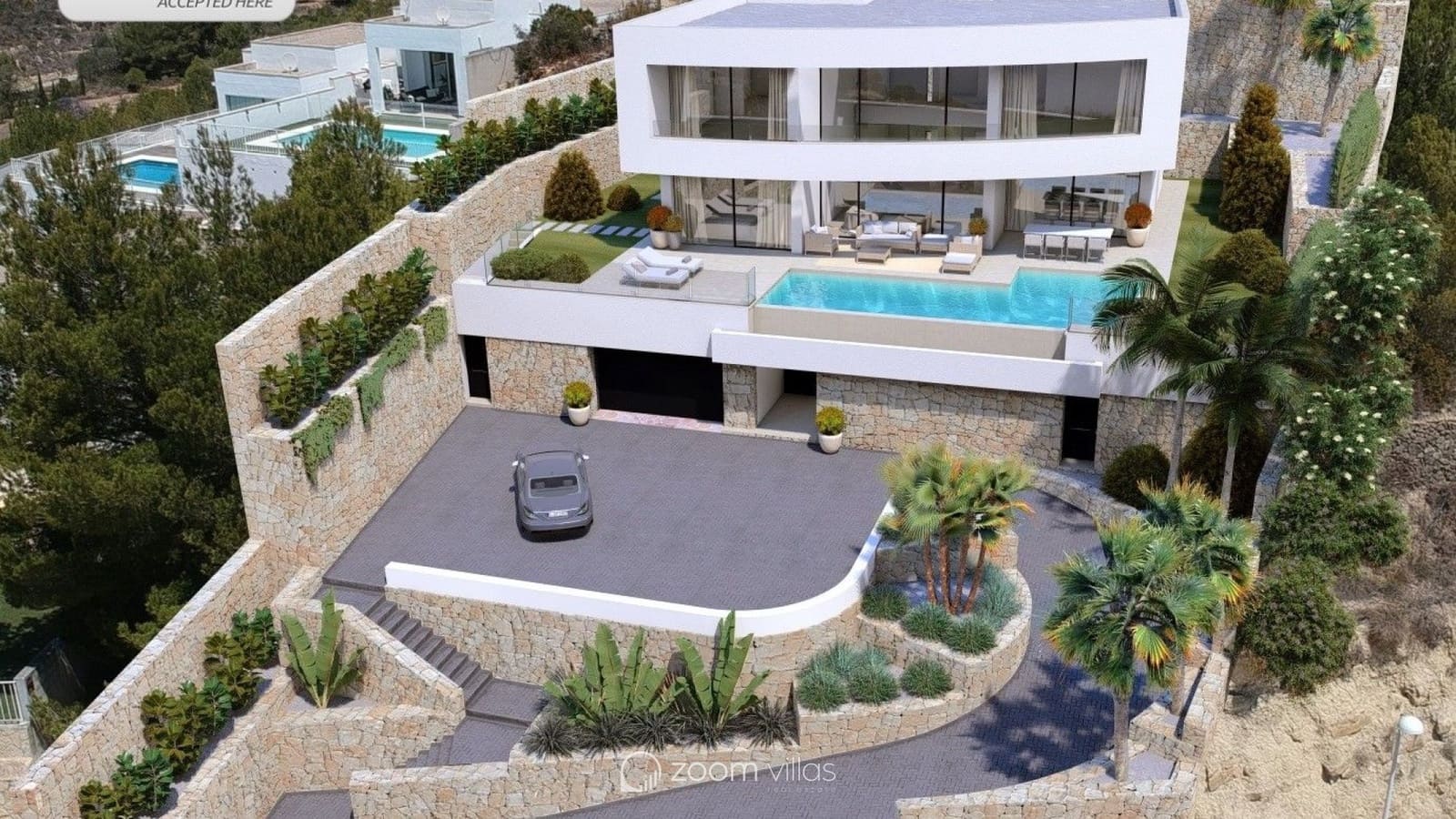 4 soveværelse Villa til salg i Calpe / Calp med swimmingpool - € 2.150.000 (Ref: 8604990)