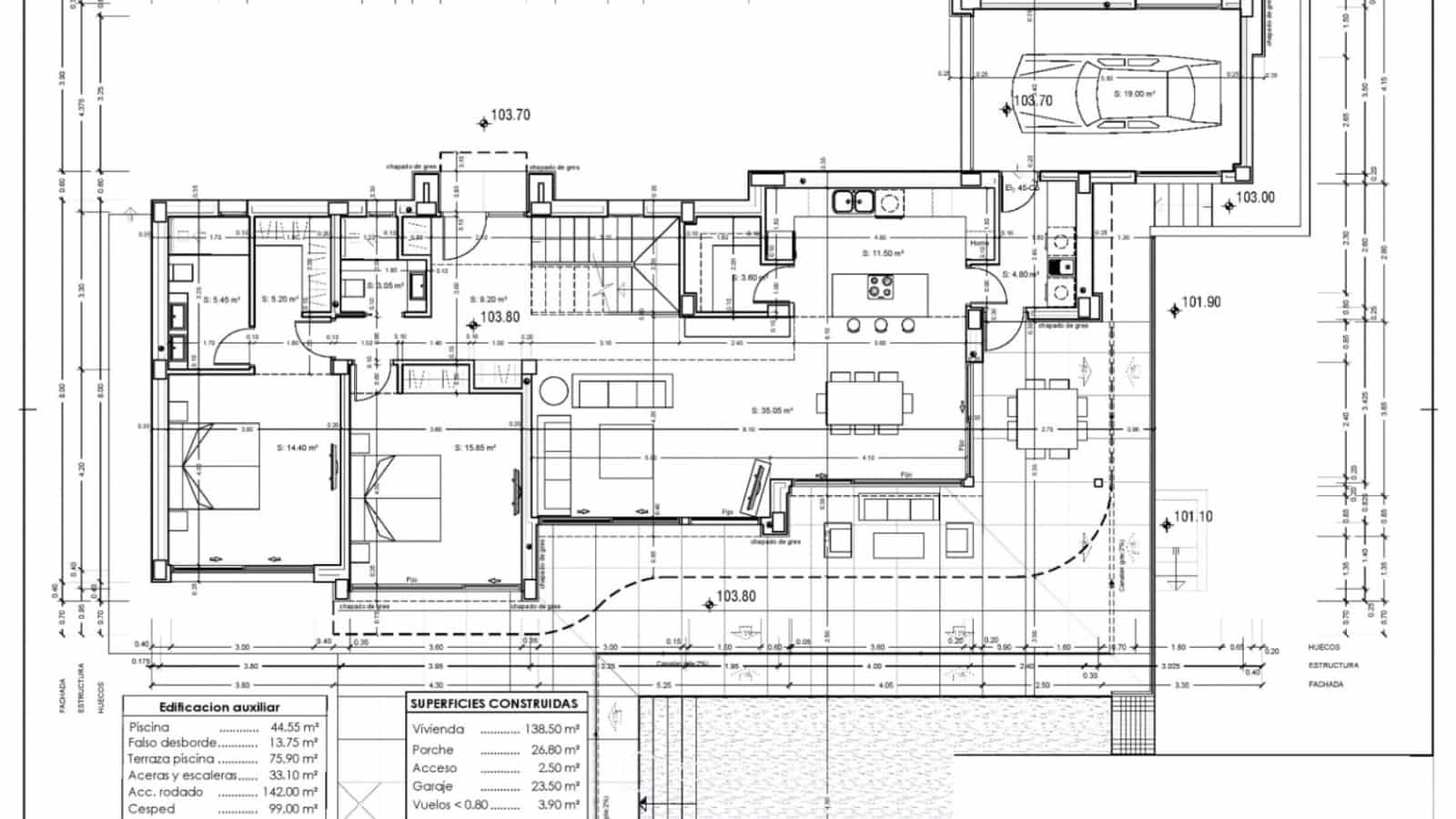 Chalet de 4 habitaciones en Moraira en venta con piscina - 1.750.000 € (Ref: 8868001)