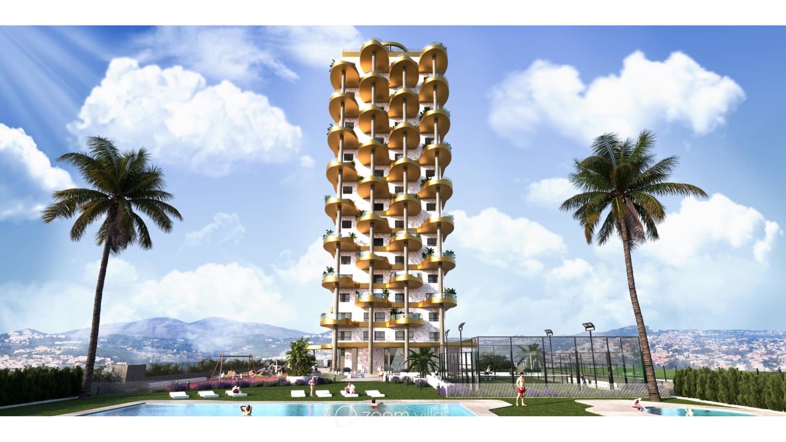 3 makuuhuone Huoneisto myytävänä paikassa Calpe / Calp mukana uima-altaan 
autotalli - 625 000 € (Ref: 9012924)