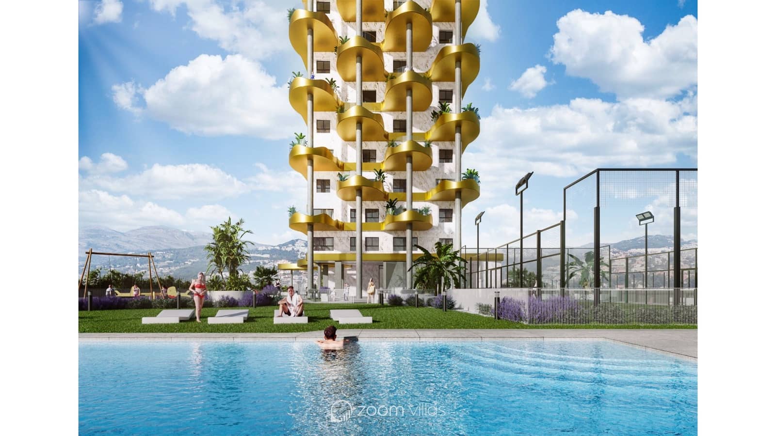 3 makuuhuone Huoneisto myytävänä paikassa Calpe / Calp mukana uima-altaan 
autotalli - 625 000 € (Ref: 9012924)