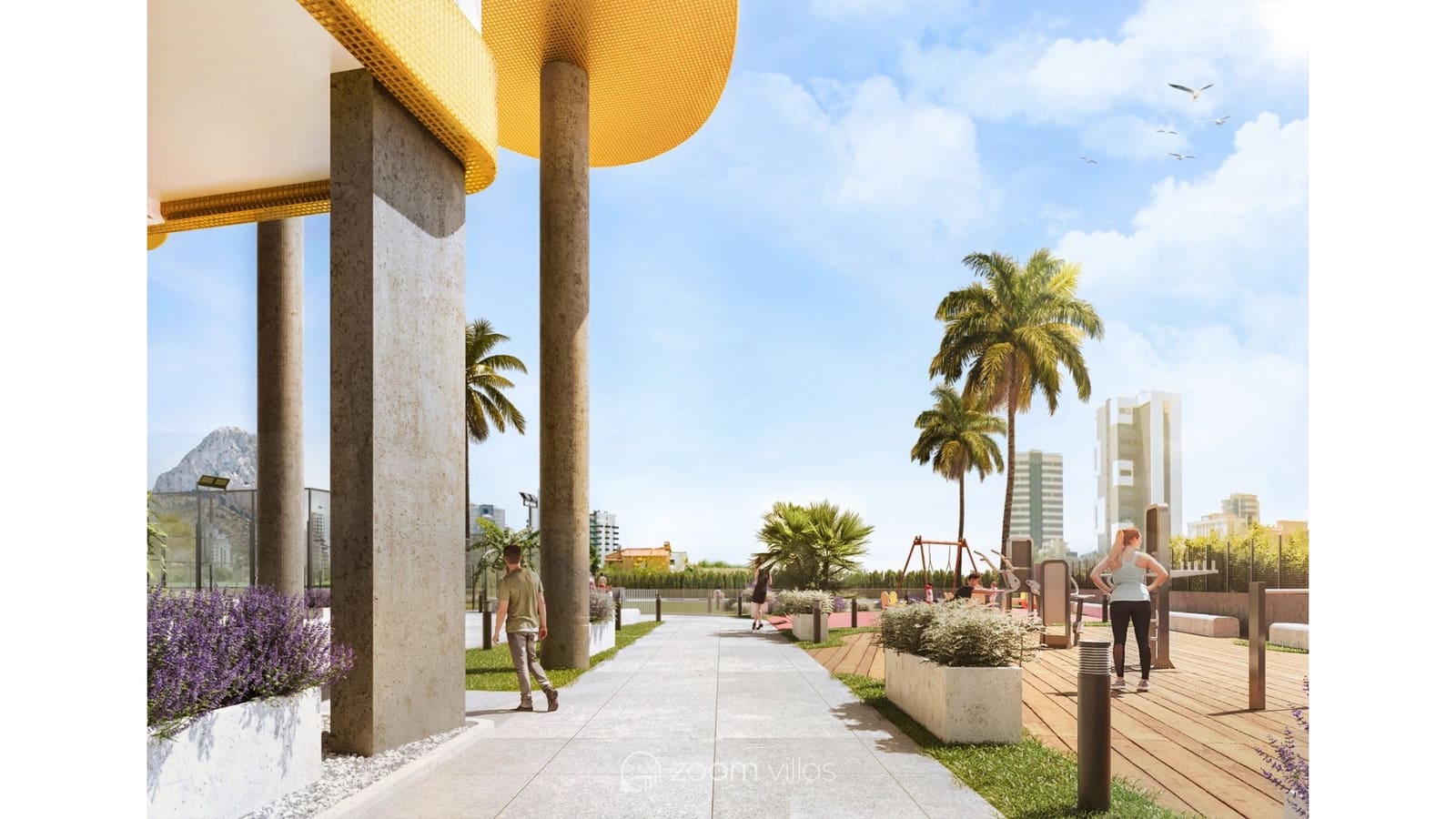 3 makuuhuone Huoneisto myytävänä paikassa Calpe / Calp mukana uima-altaan 
autotalli - 625 000 € (Ref: 9012924)