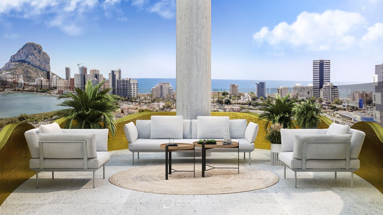 3 makuuhuone Huoneisto myytävänä paikassa Calpe / Calp mukana uima-altaan 
autotalli - 625 000 € (Ref: 9012924)