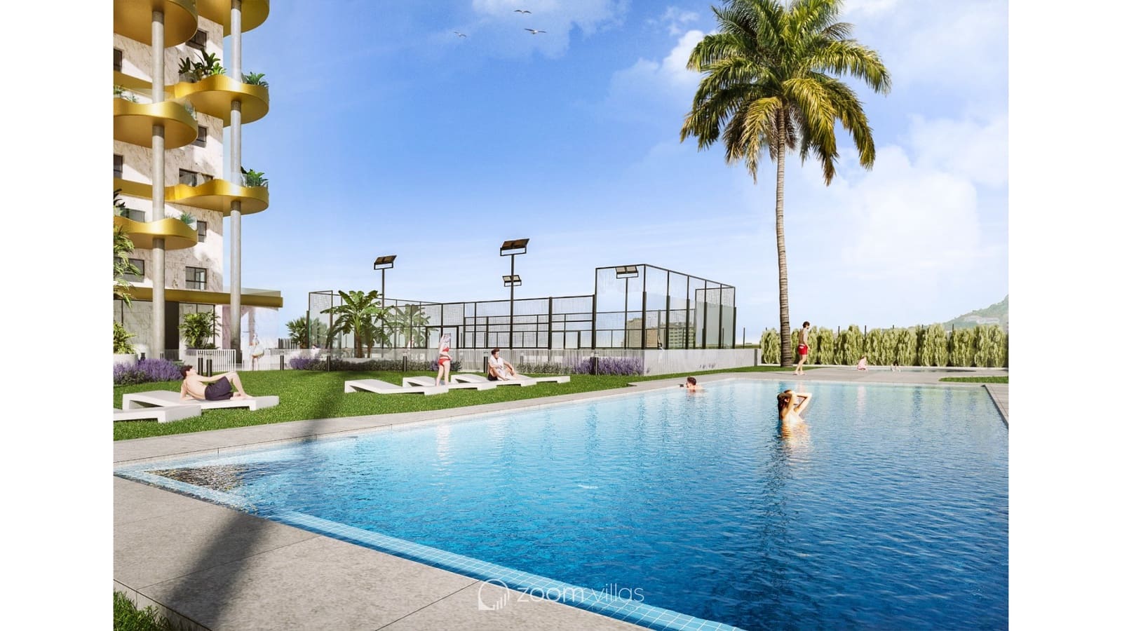 3 makuuhuone Huoneisto myytävänä paikassa Calpe / Calp mukana uima-altaan 
autotalli - 625 000 € (Ref: 9012924)