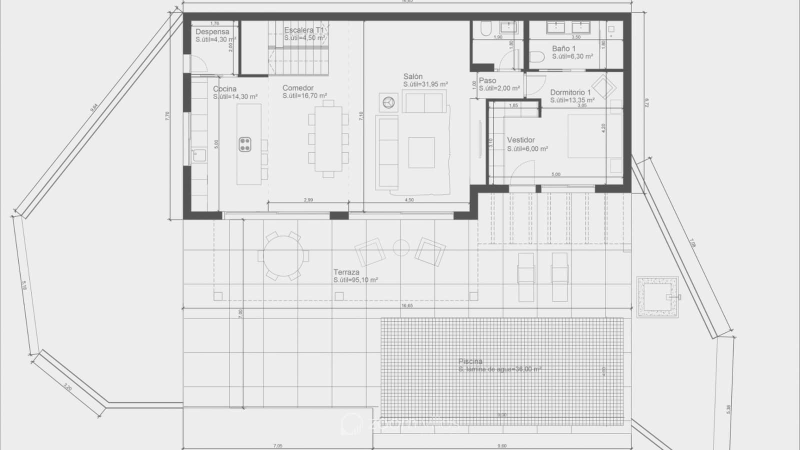 4 chambre Villa/Maison à vendre à Javea / Xabia avec piscine - 1 078 000 € (Ref: 9035744)