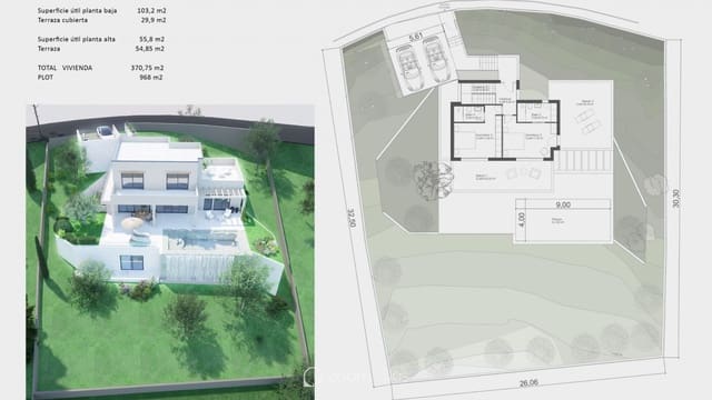 4 chambre Villa/Maison à vendre à Partides comunes - Adsubia, Javea / Xàbia avec piscine - 1 078 000 € (Ref: 9035744)