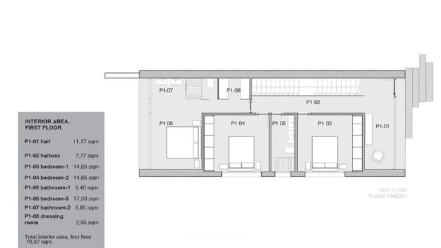 3 makuuhuone Huvila myytävänä paikassa Benissa mukana uima-altaan - 1 495 000 € (Ref: 9041255)