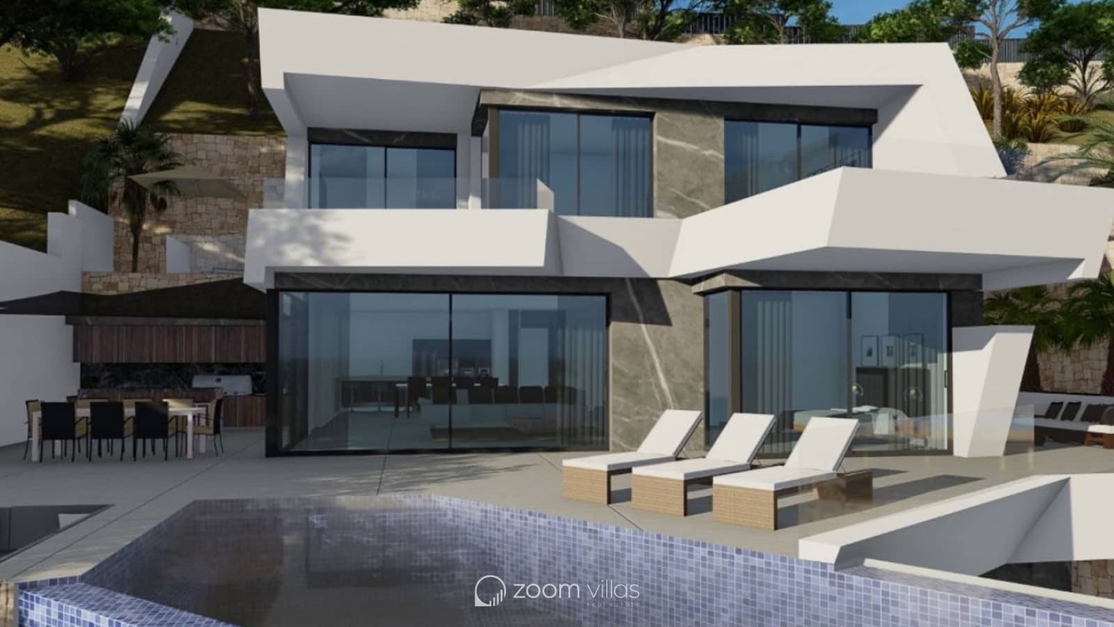 4 sovrum Villa till salu i Calpe / Calp med pool - 1 690 000 € (Ref: 9114853)