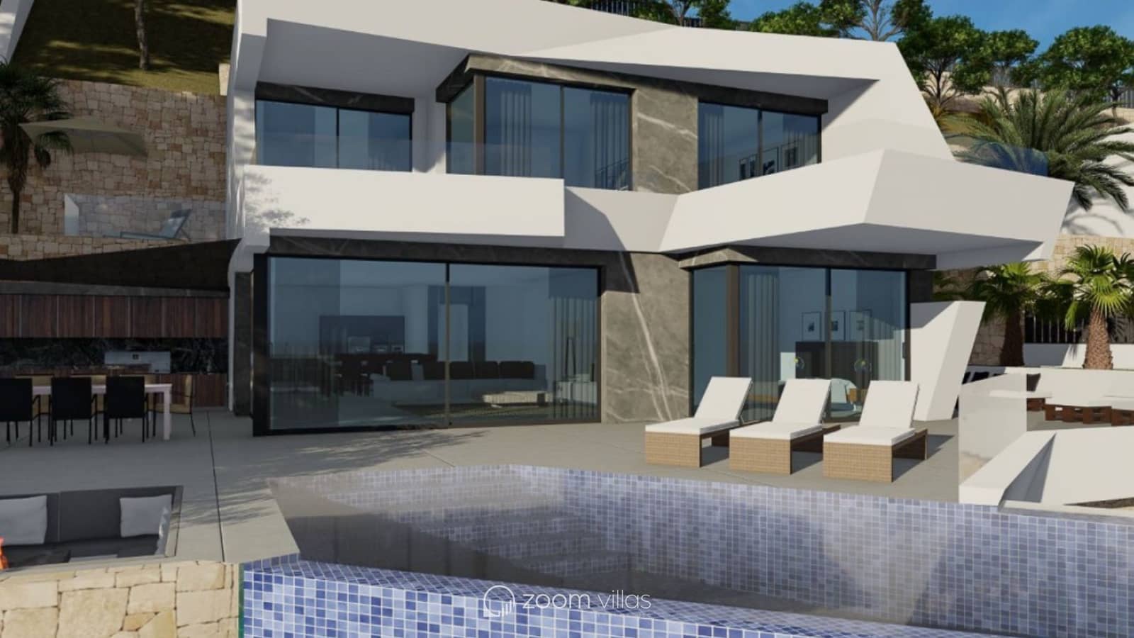 4 sovrum Villa till salu i Calpe / Calp med pool - 1 690 000 € (Ref: 9114853)