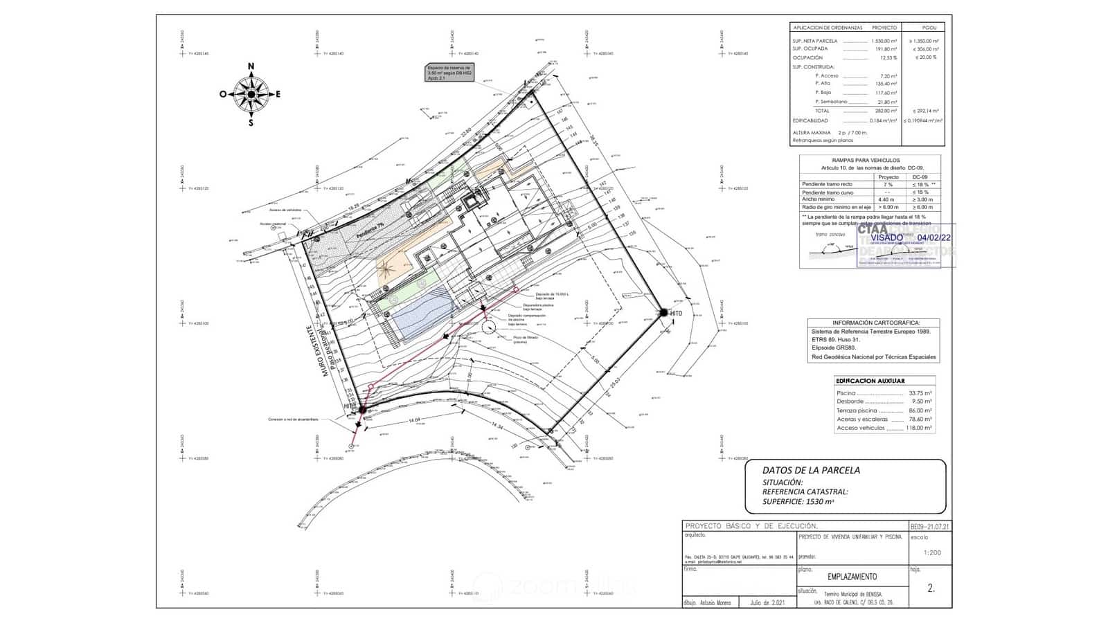 4 makuuhuone Huvila myytävänä paikassa Benissa mukana uima-altaan - 2 450 000 € (Ref: 9161604)