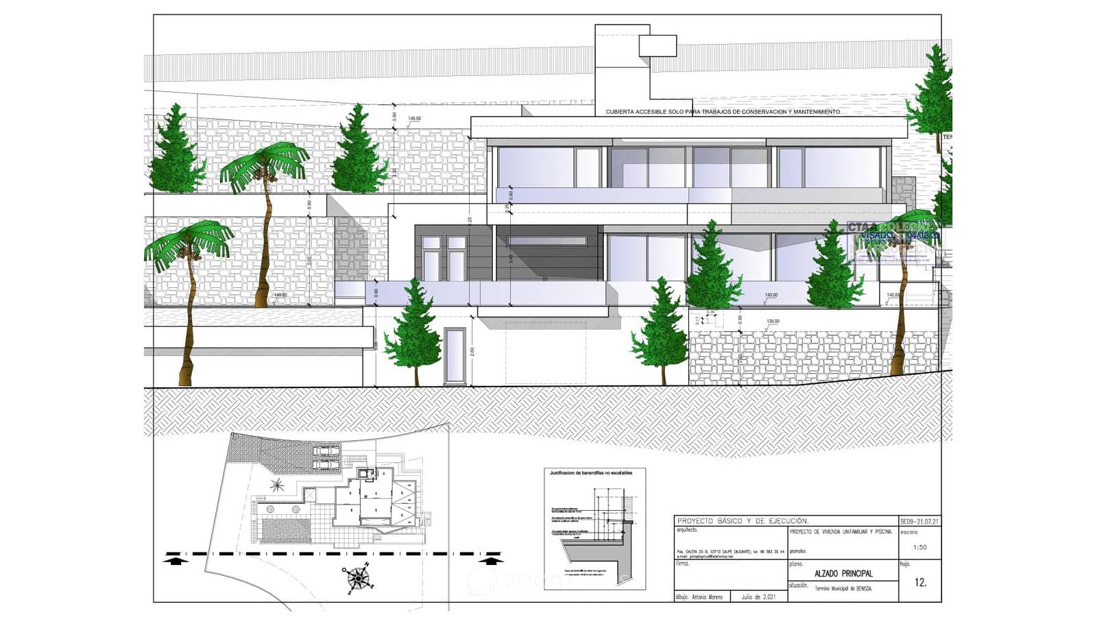 4 makuuhuone Huvila myytävänä paikassa Benissa mukana uima-altaan - 2 450 000 € (Ref: 9161604)