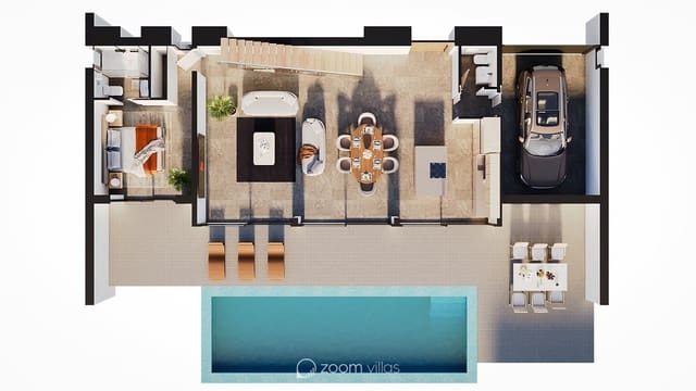 Casa de 3 habitaciones en Pueblo, Calpe / Calp en venta con piscina - 1.099.000 € (Ref: 9229056)