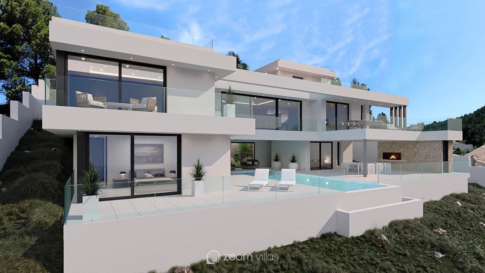 5 soverom Villa til salgs i Calpe / Calp med svømmebasseng - € 1 890 000 (Ref: 9322813)