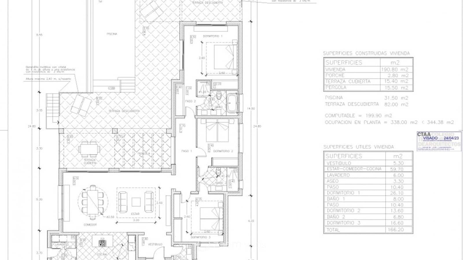 3 camera da letto Villa in vendita in Javea / Xabia con piscina - 1.190.000 € (Rif: 9345763)