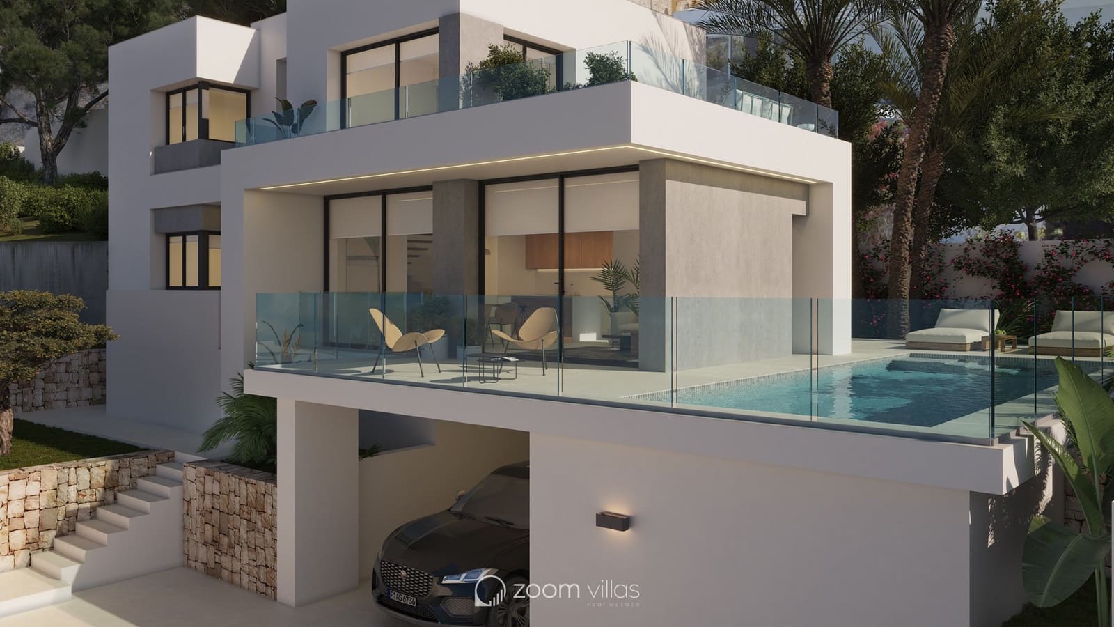 Chalet de 3 habitaciones en Cumbre del Sol en venta con piscina - 1.590.000 € (Ref: 9347733)