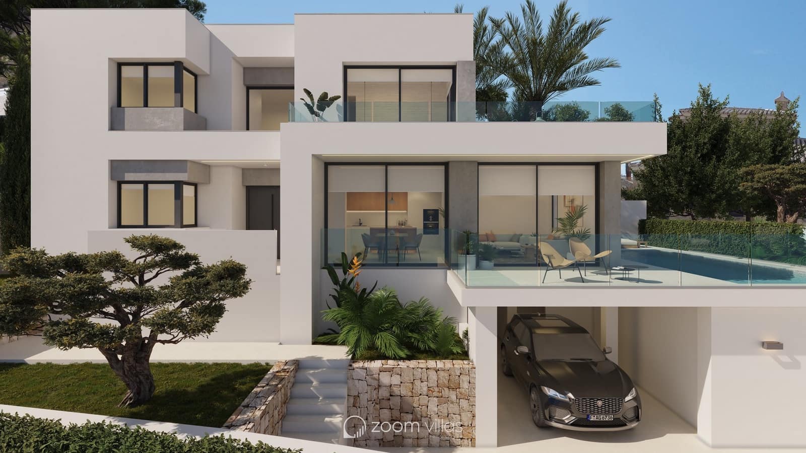 Chalet de 3 habitaciones en Cumbre del Sol en venta con piscina - 1.590.000 € (Ref: 9347733)