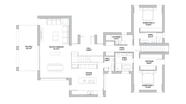 4 chambre Villa/Maison à vendre à Teulada Pueblo, Teulada-Moraira avec piscine - 2 985 000 € (Ref: 9484083)