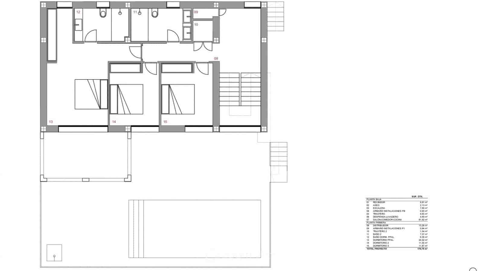 3 soveværelse Villa til salg i Alcalali / Alcanali med swimmingpool - € 765.000 (Ref: 9730855)
