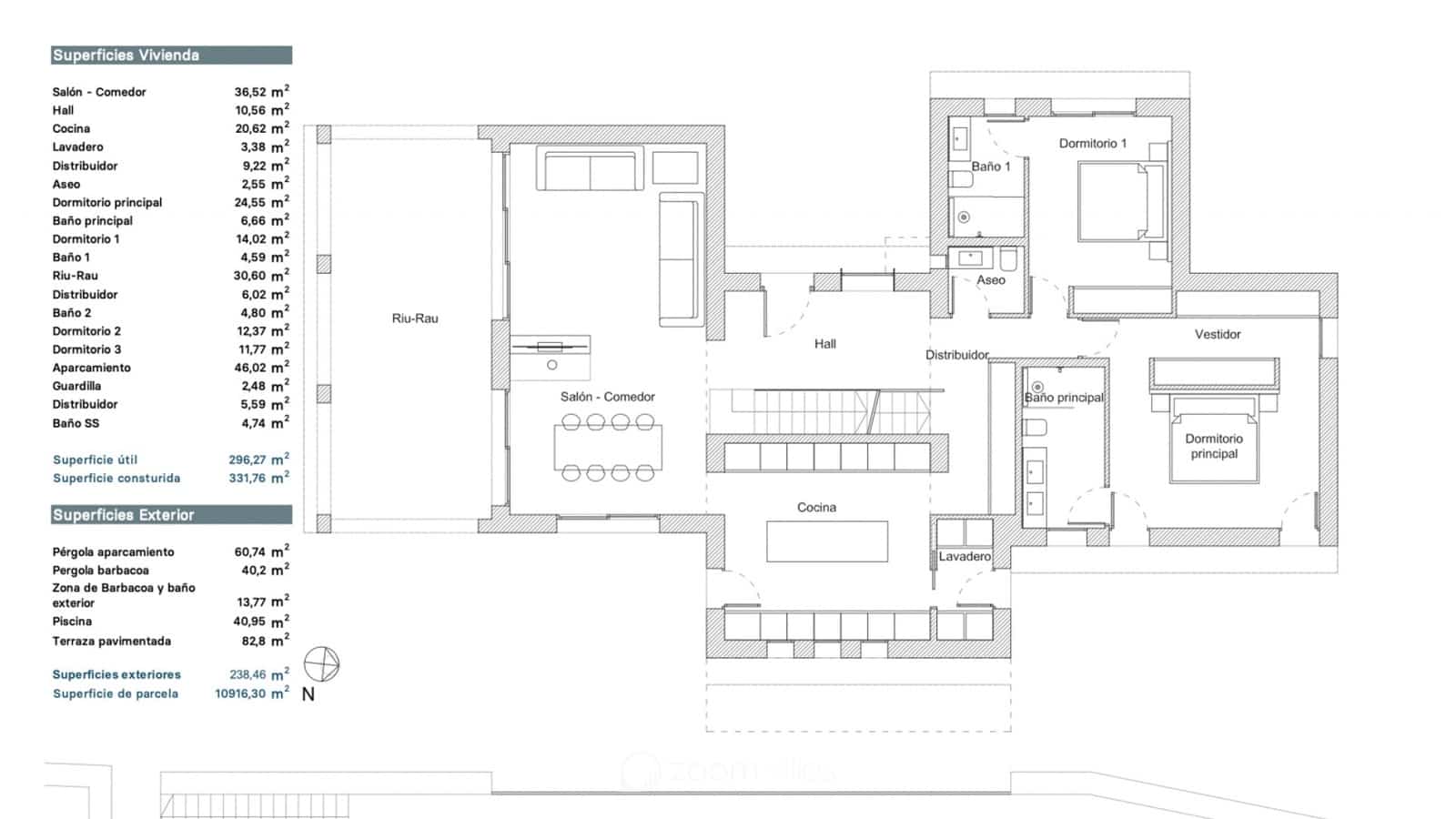 4 sovrum Villa till salu i Moraira med pool - 2 150 000 € (Ref: 9932441)
