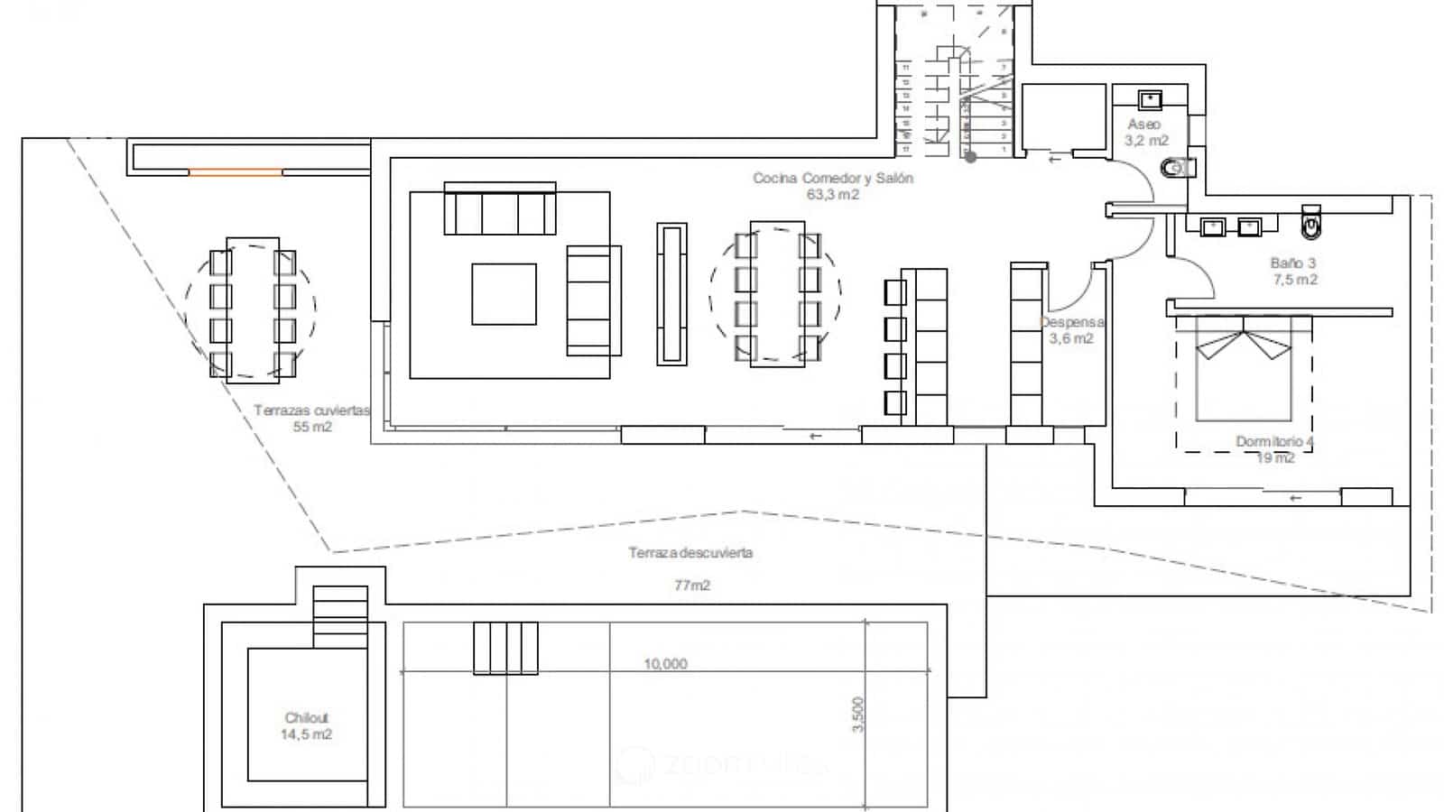 4 Zimmer Villa zu verkaufen in Javea / Xabia mit Pool - 1.800.000 € (Ref: 9977524)