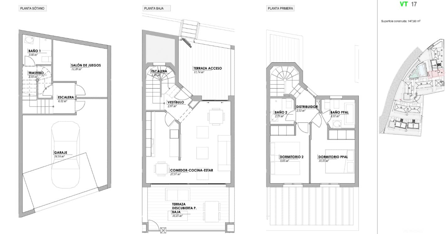 2 soveværelse Byhus til salg i Torrox-Costa med swimmingpool garage - € 318.000 (Ref: 9298828)