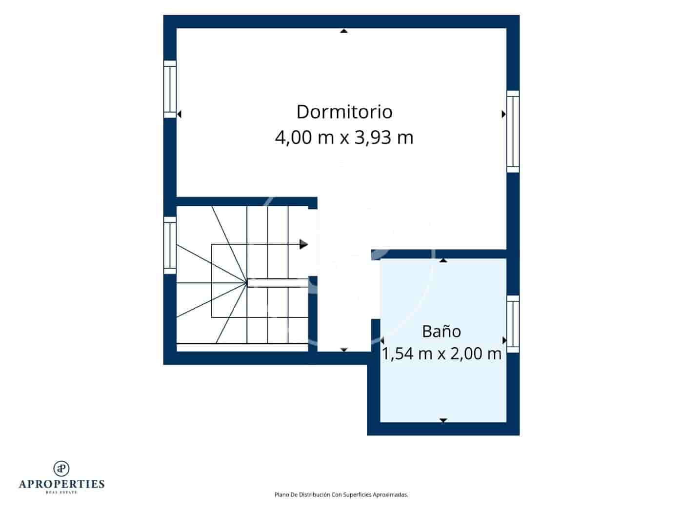 1 sypialnia Penthouse na sprzedaż w Miasto Madryt - 365 000 € (Ref: 10011502)