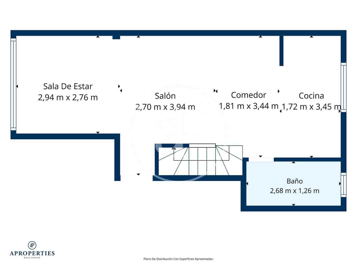 1 sypialnia Penthouse na sprzedaż w Miasto Madryt - 365 000 € (Ref: 10011502)