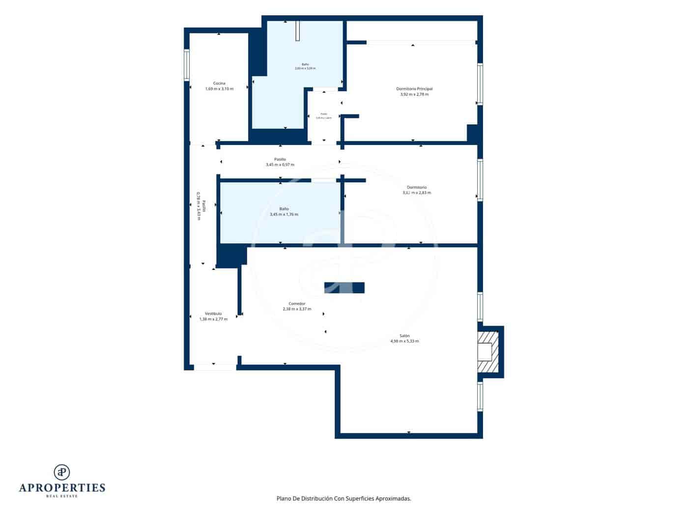 2 quarto Apartamento para arrendar em Madrid cidade - 3 100 € (Ref: 10013382)