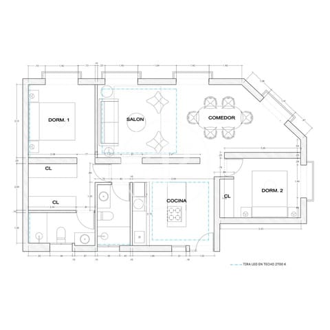 2 bedroom Apartment for sale in Goya, Madrid city - € 1,490,000 (Ref: 10013383)