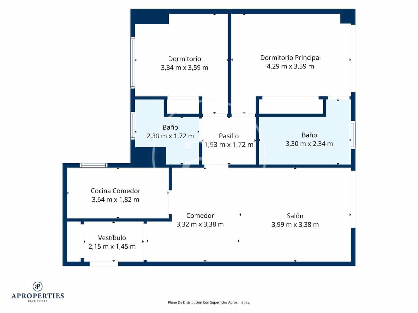 Apartamento de 2 habitaciones en Madrid ciudad en alquiler - 3.600 € (Ref: 10013384)