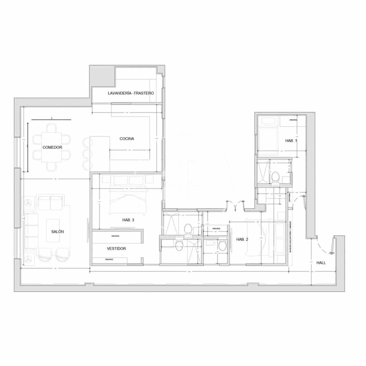 3 bedroom Apartment for sale in Madrid city - € 1,360,000 (Ref: 10017559)
