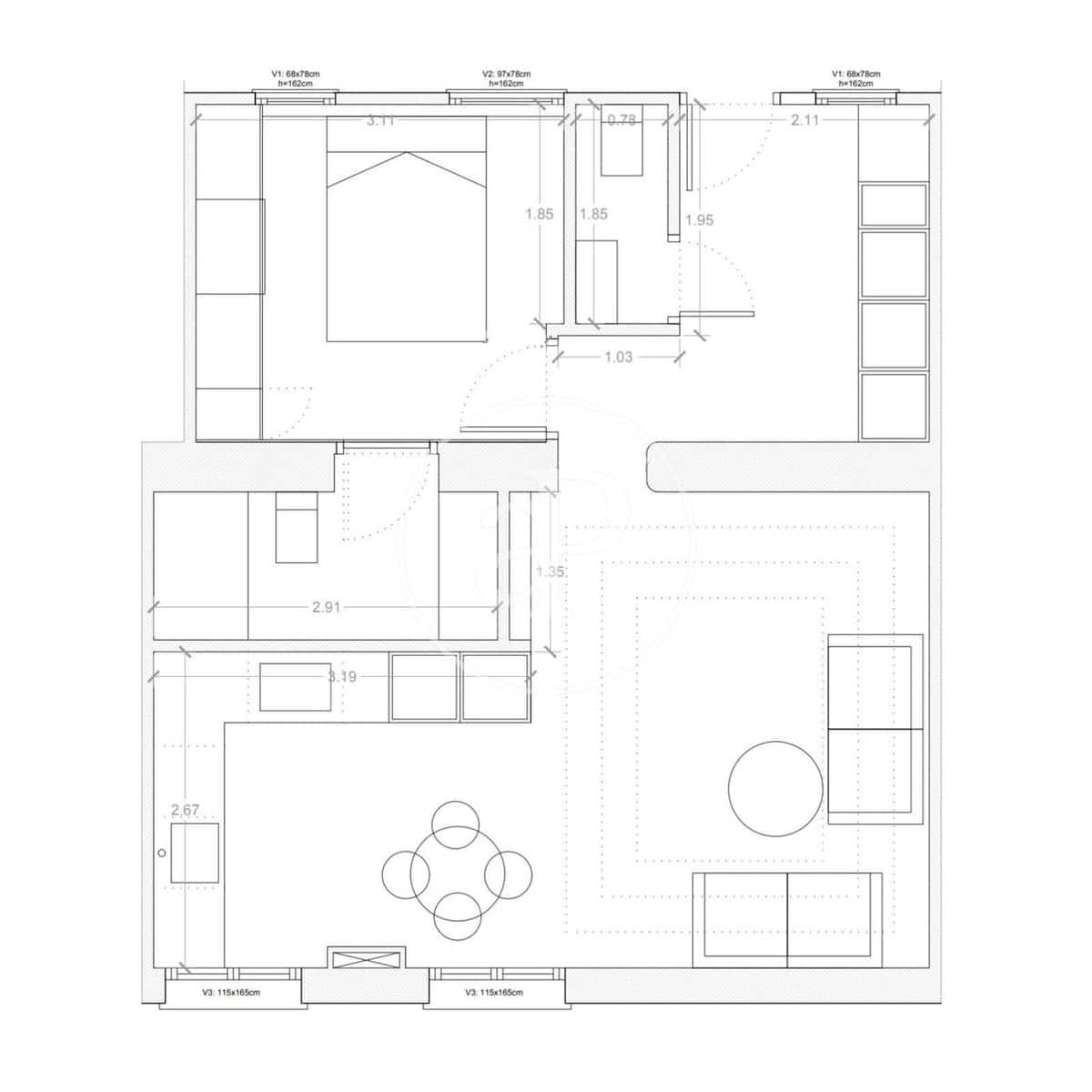 1 chambre Appartement à vendre à Madrid ville - 799 000 € (Ref: 10022522)