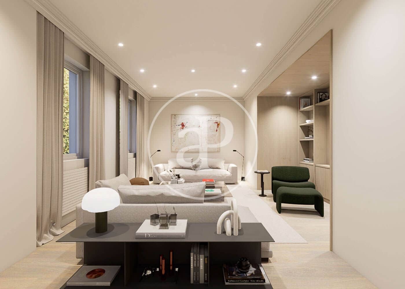 3 makuuhuone Huoneisto myytävänä paikassa Madrid kaupunki - 2 980 000 € (Ref: 10032090)