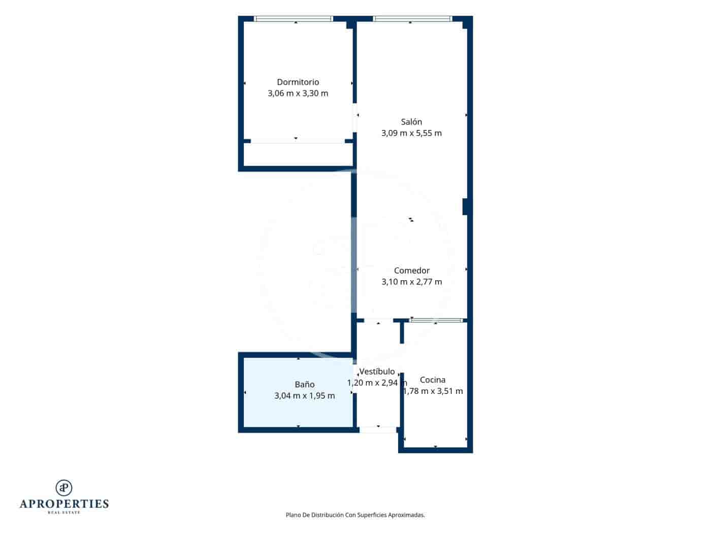 1 soveværelse Lejlighed til salg i Madrid by med swimmingpool - € 490.000 (Ref: 10035428)
