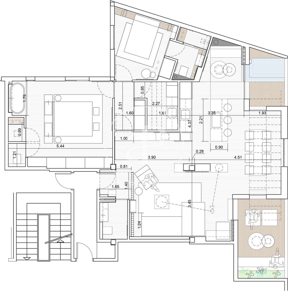 2 bedroom Apartment for sale in Madrid city - € 1,475,000 (Ref: 10037480)
