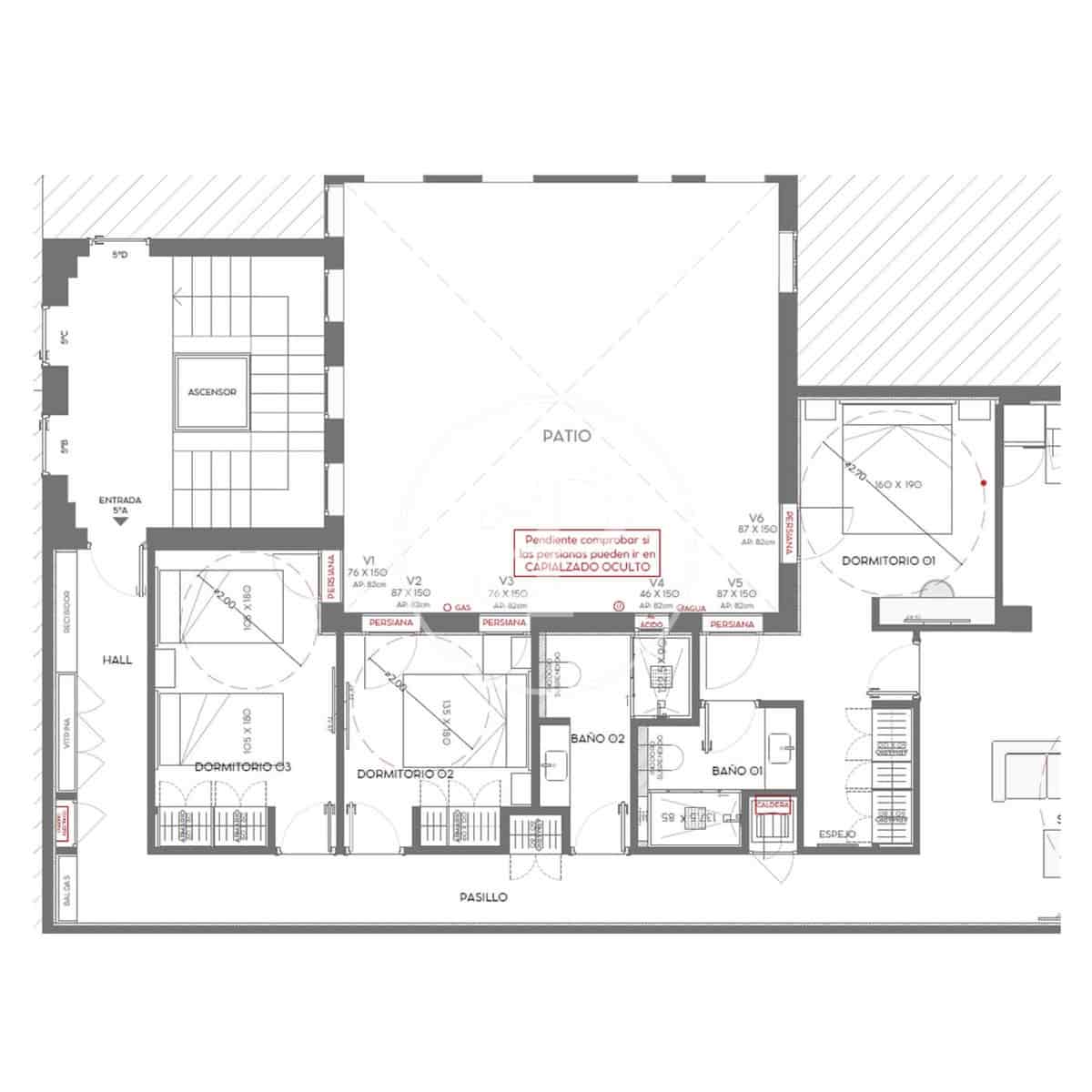 3 camera da letto Appartamento in vendita in Madrid citta - 1.529.000 € (Rif: 10049334)