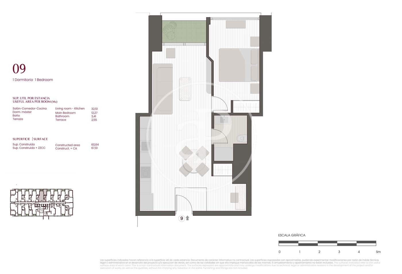 1 Zimmer Apartment zu verkaufen in Madrid Stadt - 738.000 € (Ref: 10059183)