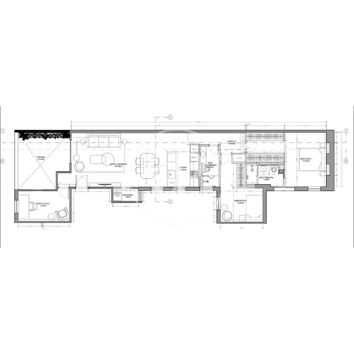 3 chambre Penthouse à vendre à Madrid ville - 1 535 000 € (Ref: 10062060)