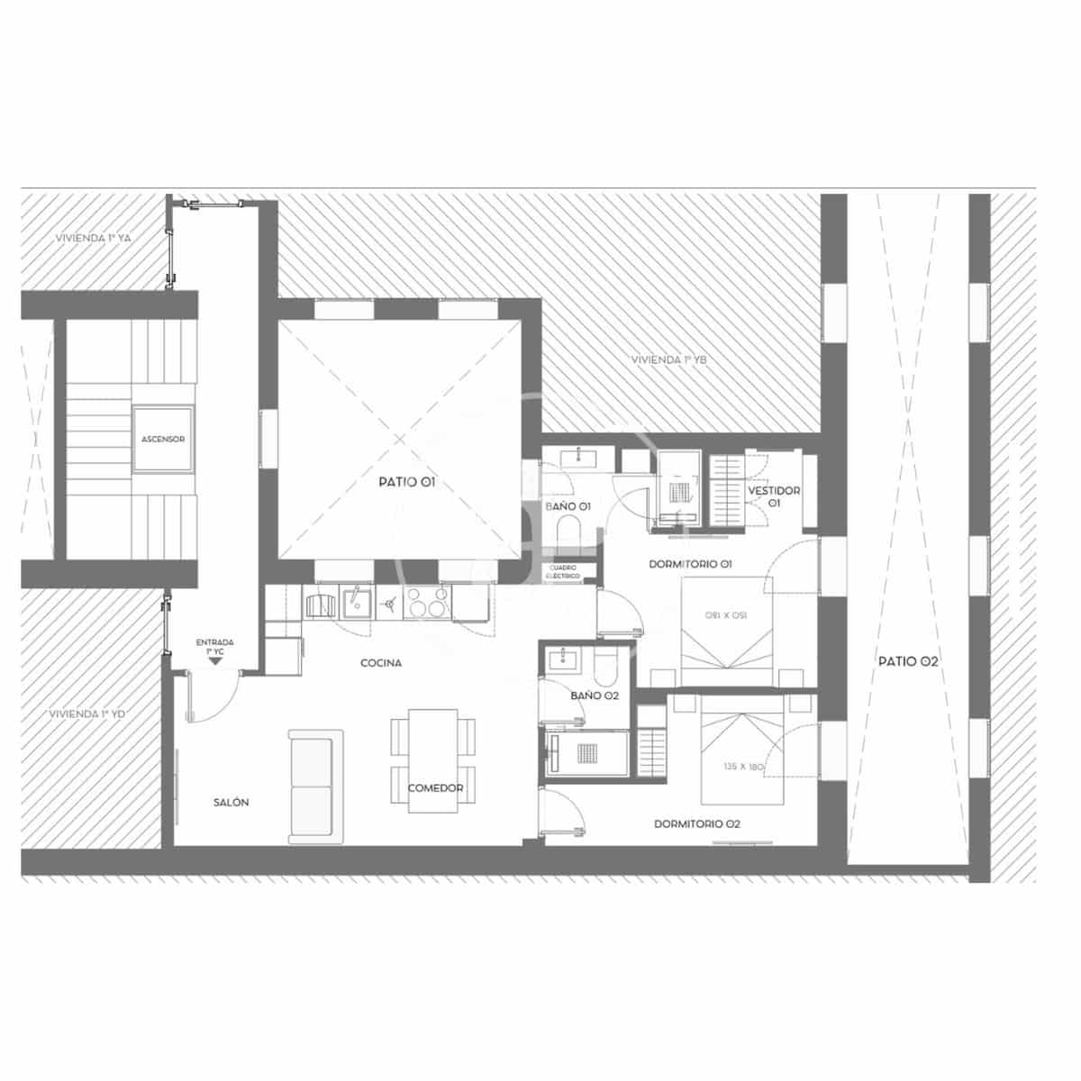2 camera da letto Appartamento in vendita in Madrid citta - 849.000 € (Rif: 10067811)