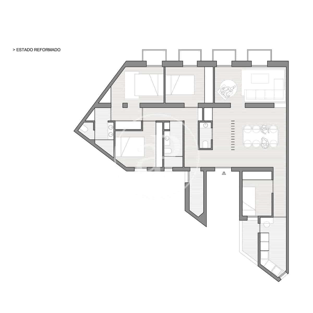 4 sovrum Lägenhet till salu i Madrid stad - 725 000 € (Ref: 10067815)