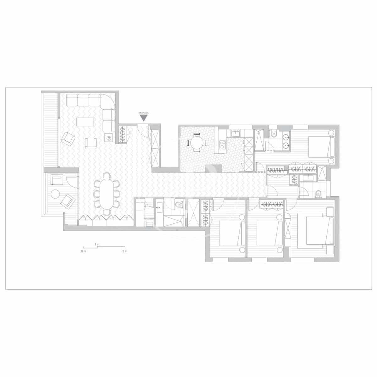 4 chambre Appartement à vendre à Madrid ville - 1 950 000 € (Ref: 10078177)
