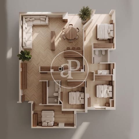 4 sypialnia Apartament na sprzedaż w Gaztambide, Miasto Madryt - 1 580 000 € (Ref: 10078178)