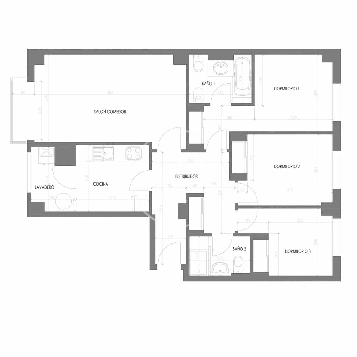 3 quarto Apartamento para venda em Madrid cidade com piscina - 670 000 € (Ref: 10078181)