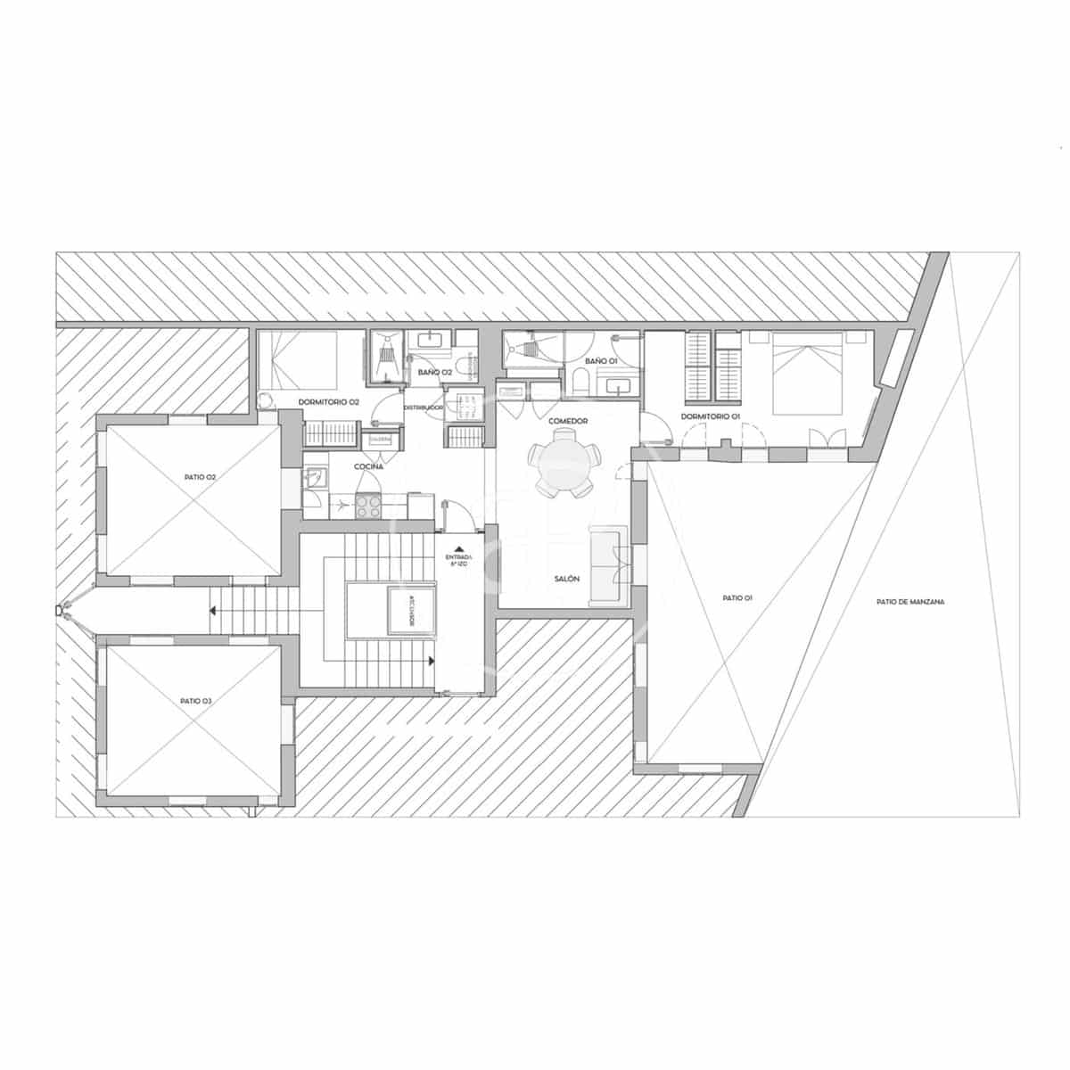 2 Zimmer Apartment zu verkaufen in Madrid Stadt - 1.229.000 € (Ref: 10078184)