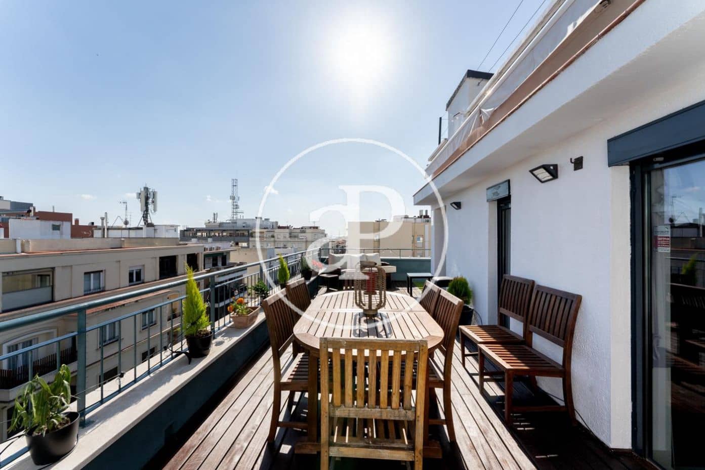 Penthouse de 3 chambres à louer à Madrid ville avec garage - 3 900 € (Ref: 10078186)
