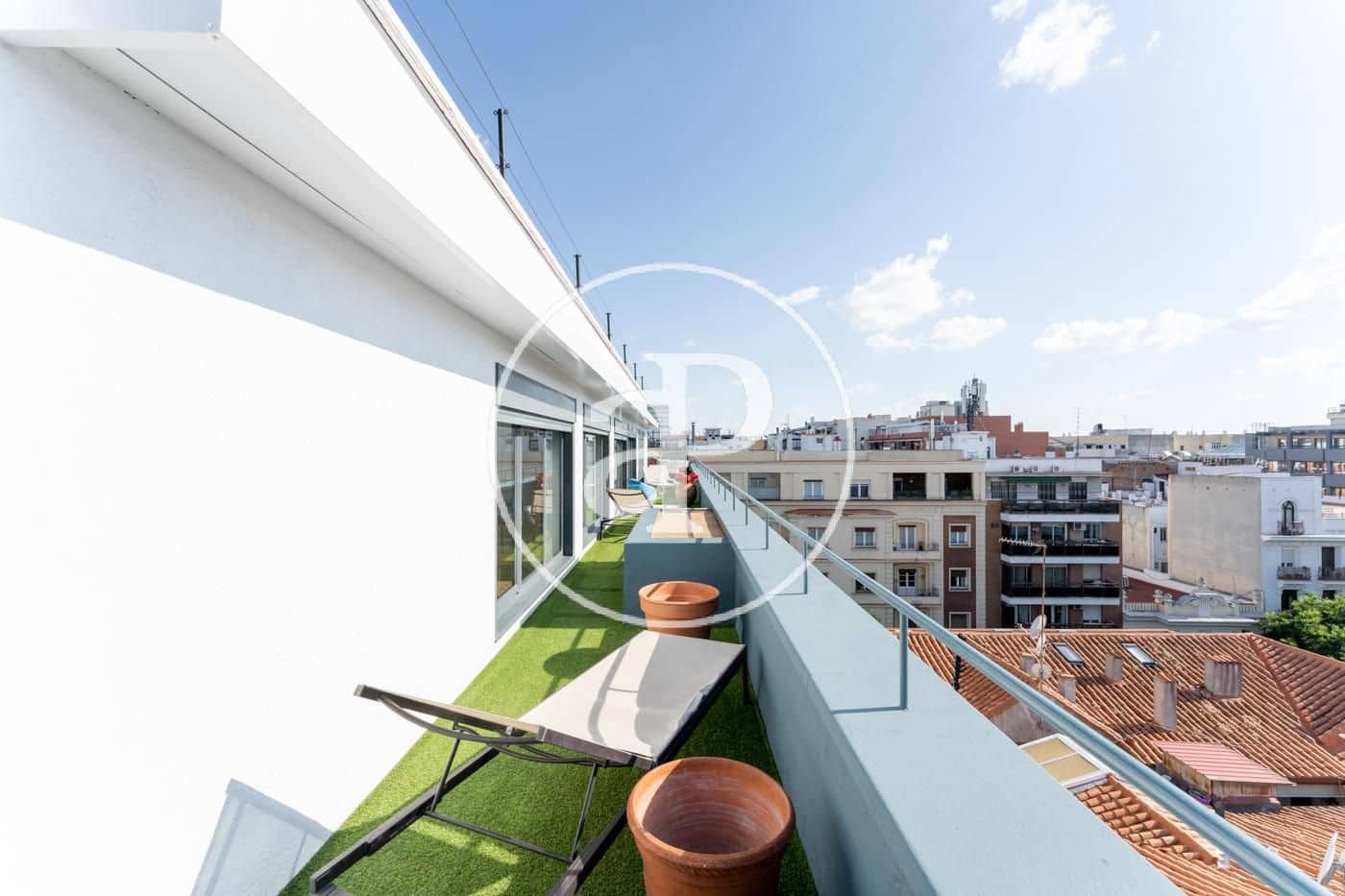 Penthouse de 3 chambres à louer à Madrid ville avec garage - 3 900 € (Ref: 10078186)